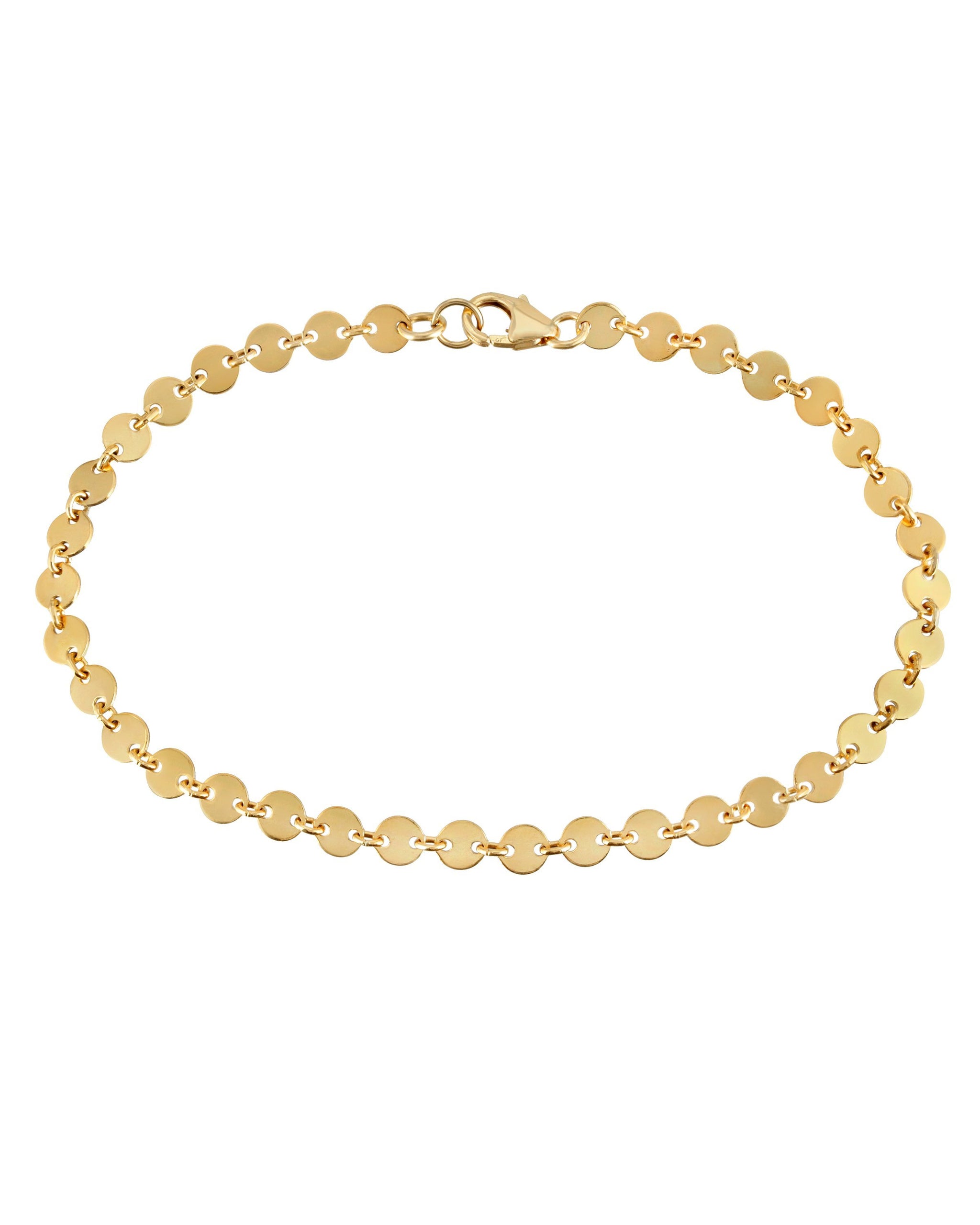 Men's 14k Yellow Gold Solid Mariner Bracelet Link Chain 9
