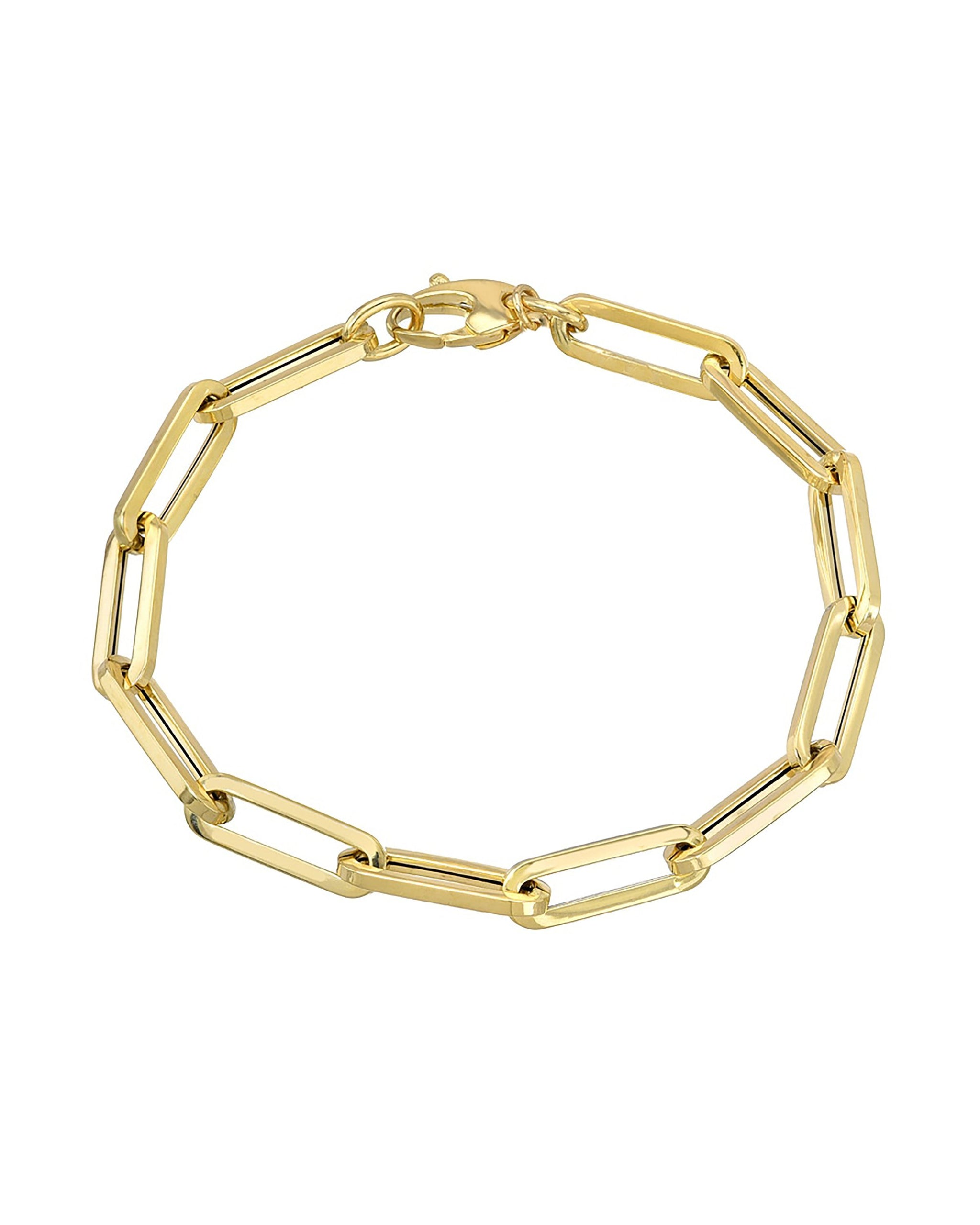 14K Gold-Filled Paperclip Bracelet